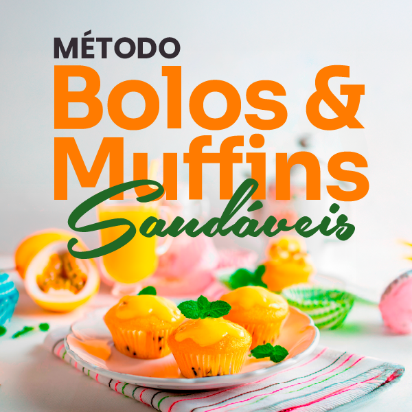 CookBook com técnica de congelamento e armazenamento;  receitas de bolinhos nutritivos sem glúten e sem lácteos para fazer utilizando apenas um liquidificador ou fuê; dicas imprescindíveis para resultados perfeitos, além de receitas de leites vegetais e tabela de conversão de medidas